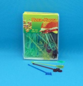 Пика "Карта" 1бл.*100шт. (48)