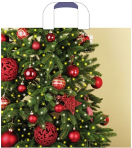 Пакет петл. 40*36 "Мерцание " НГ (Артпласт. ПТЛ56777) (500)