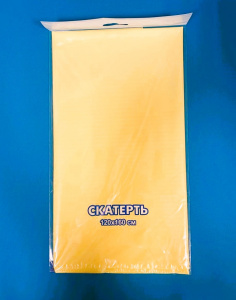 Скатерть ПВД 120*160 Желтая (окрашенная) (50)