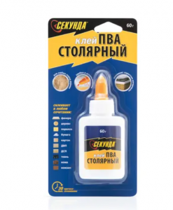 Клей столярный 60гр. СЕКУНДА  (403-073) (12/48)