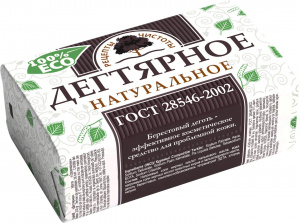 Рецепты чистоты ."Дегтярное" мыло 200гр (арт. 162) (36) 