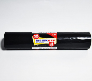 Мешки хоз. "МЕШКОFF" ПВД 120л. (25шт/рул) (10)